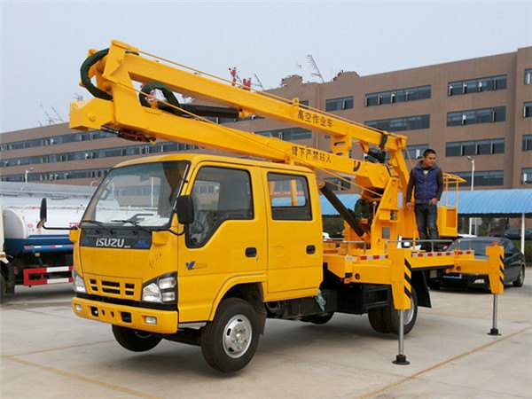 國五慶鈴五十鈴雙排座高空作業車