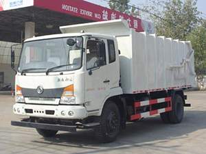 國(guó)五東風(fēng)嘉運(yùn)壓縮式對(duì)接垃圾車(chē)